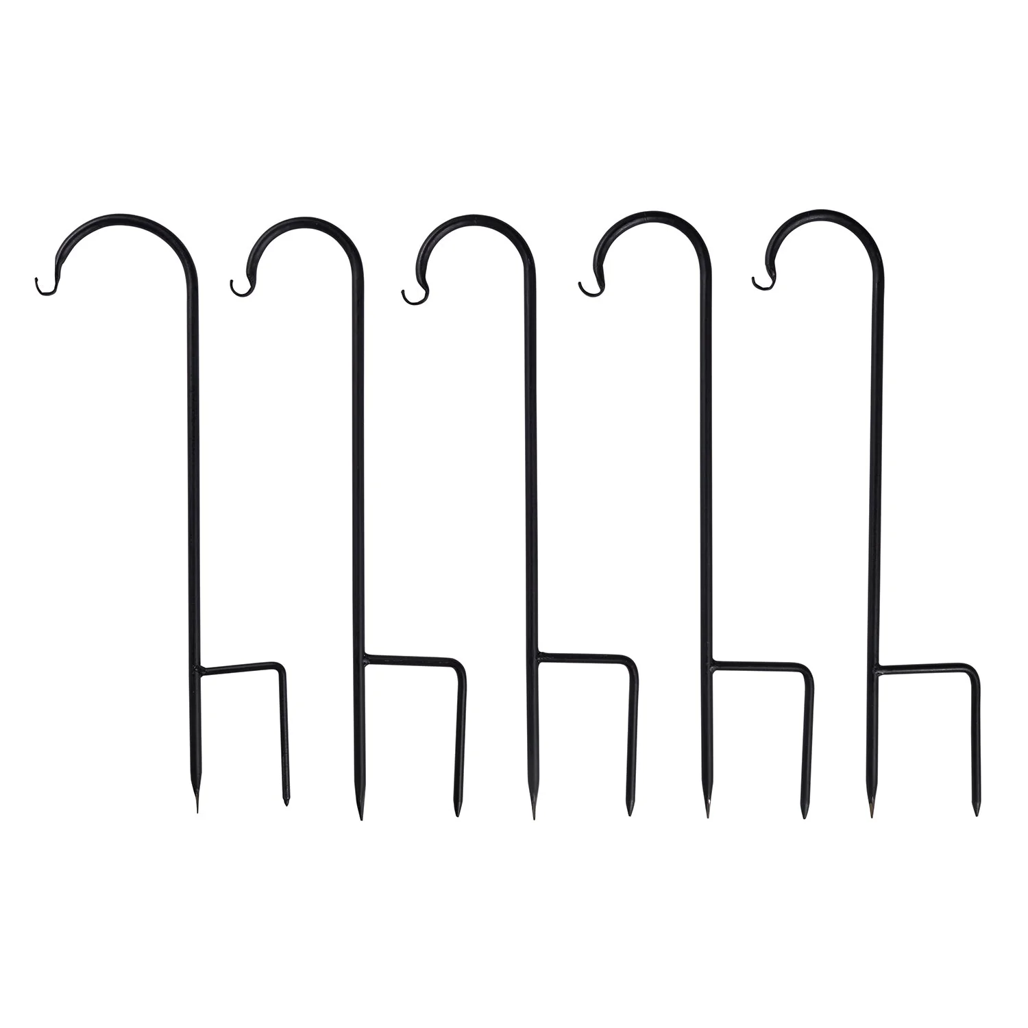 Set of 5 Shepherd's Hooks, 60cm - Image 5