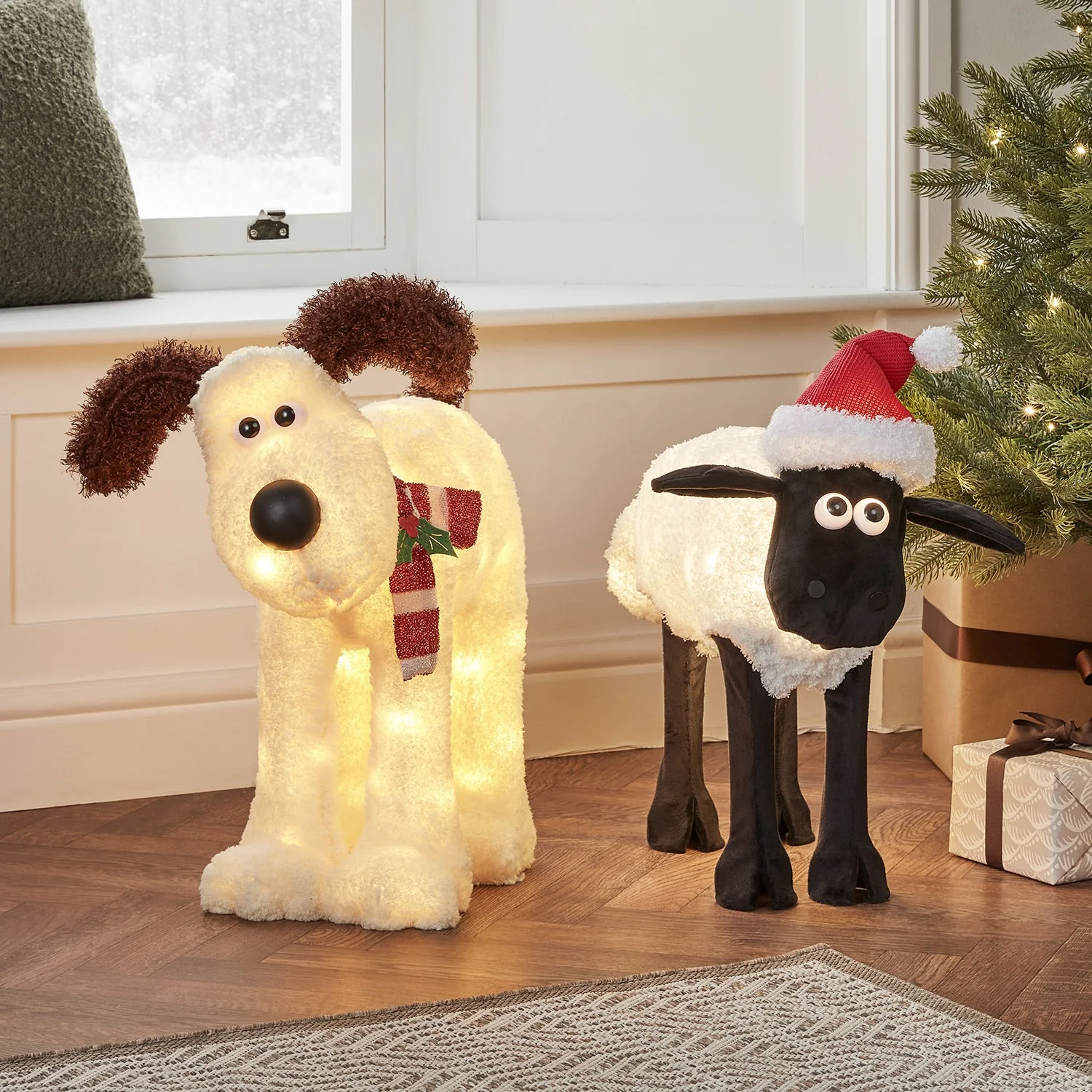 Shaun the Sheep & Gromit Christmas Figures - Image 3