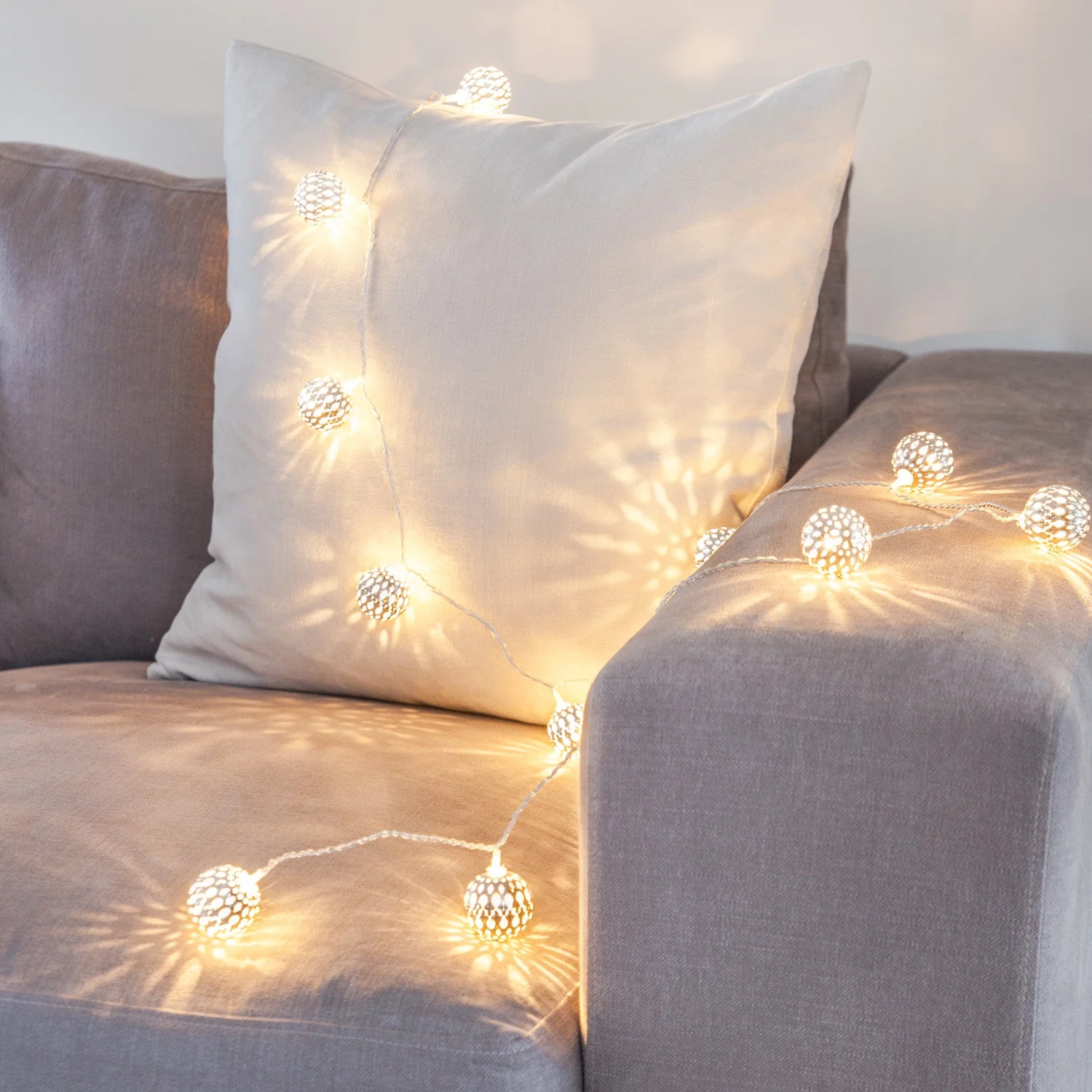 Silver Tangier Moroccan Fairy Lights - Image 4