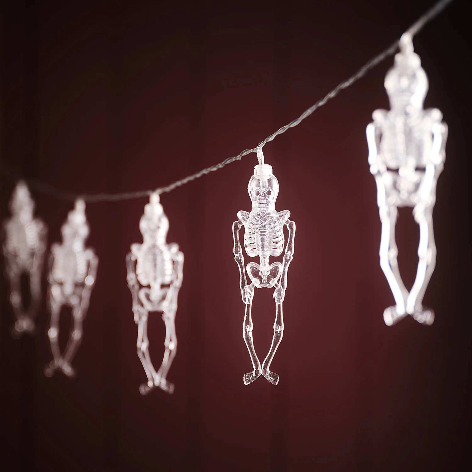 10 Skeleton Halloween String Lights - Image 3