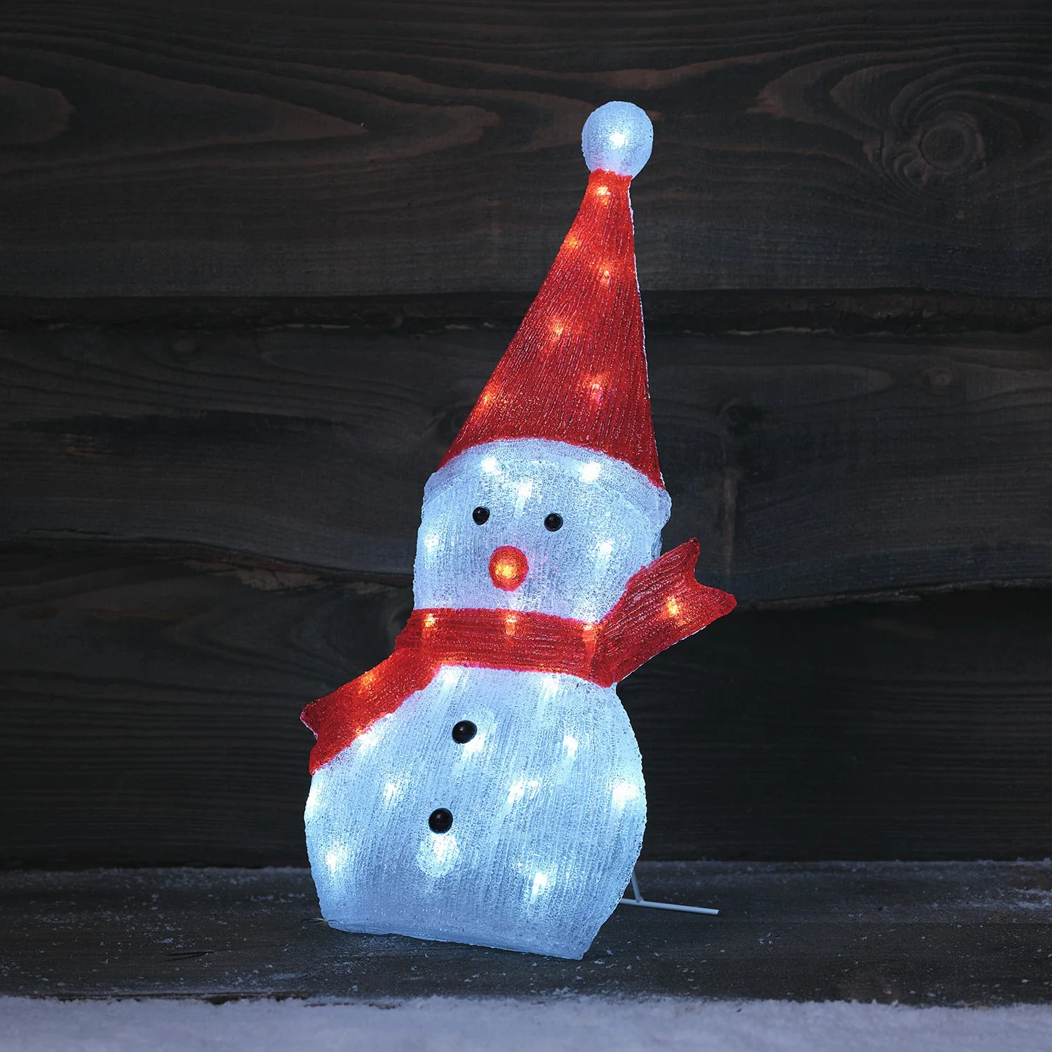 51cm Snowman LED 2D Acrylic Figure - Image 2