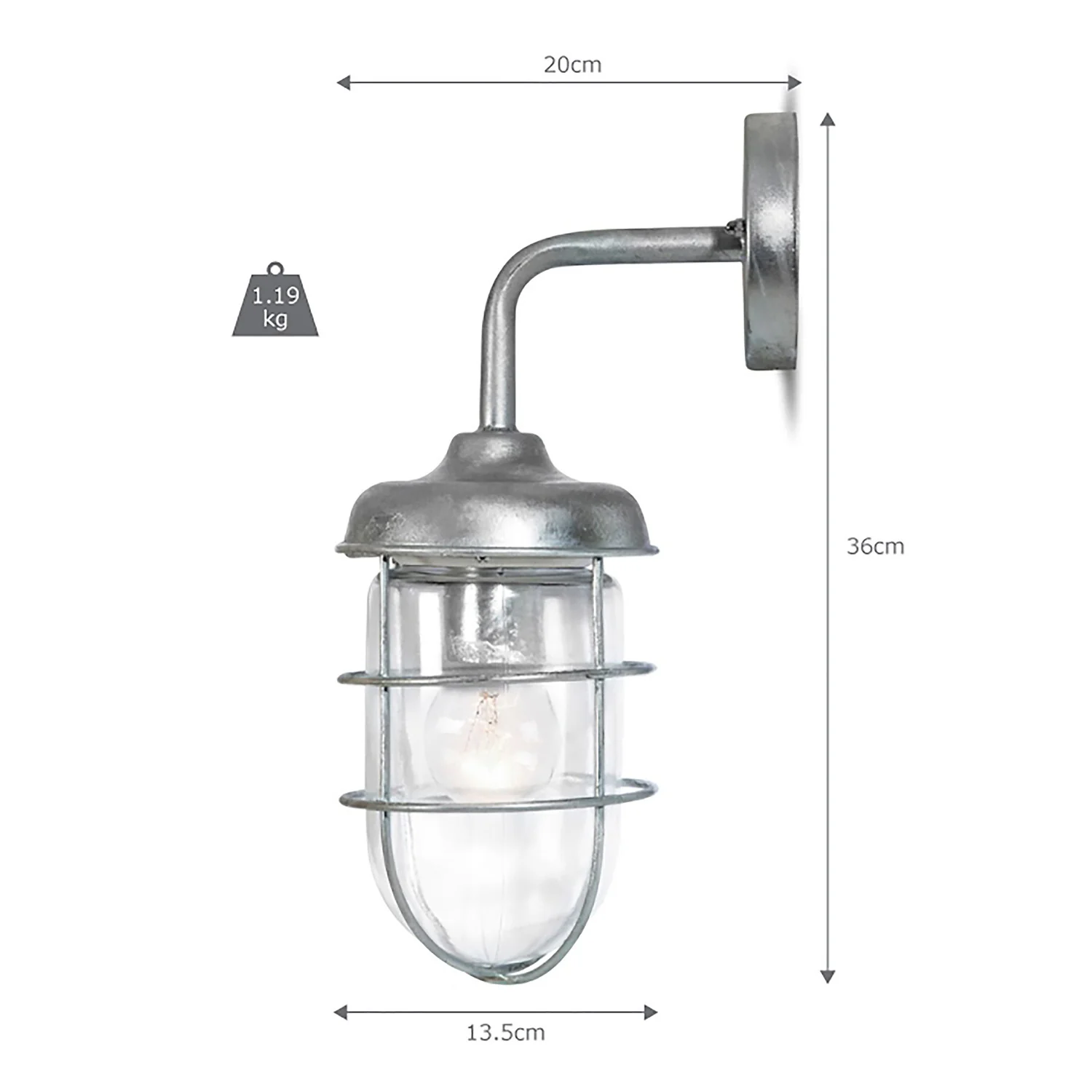 Garden Trading St Ives Harbour Outdoor Wall Light - Image 4