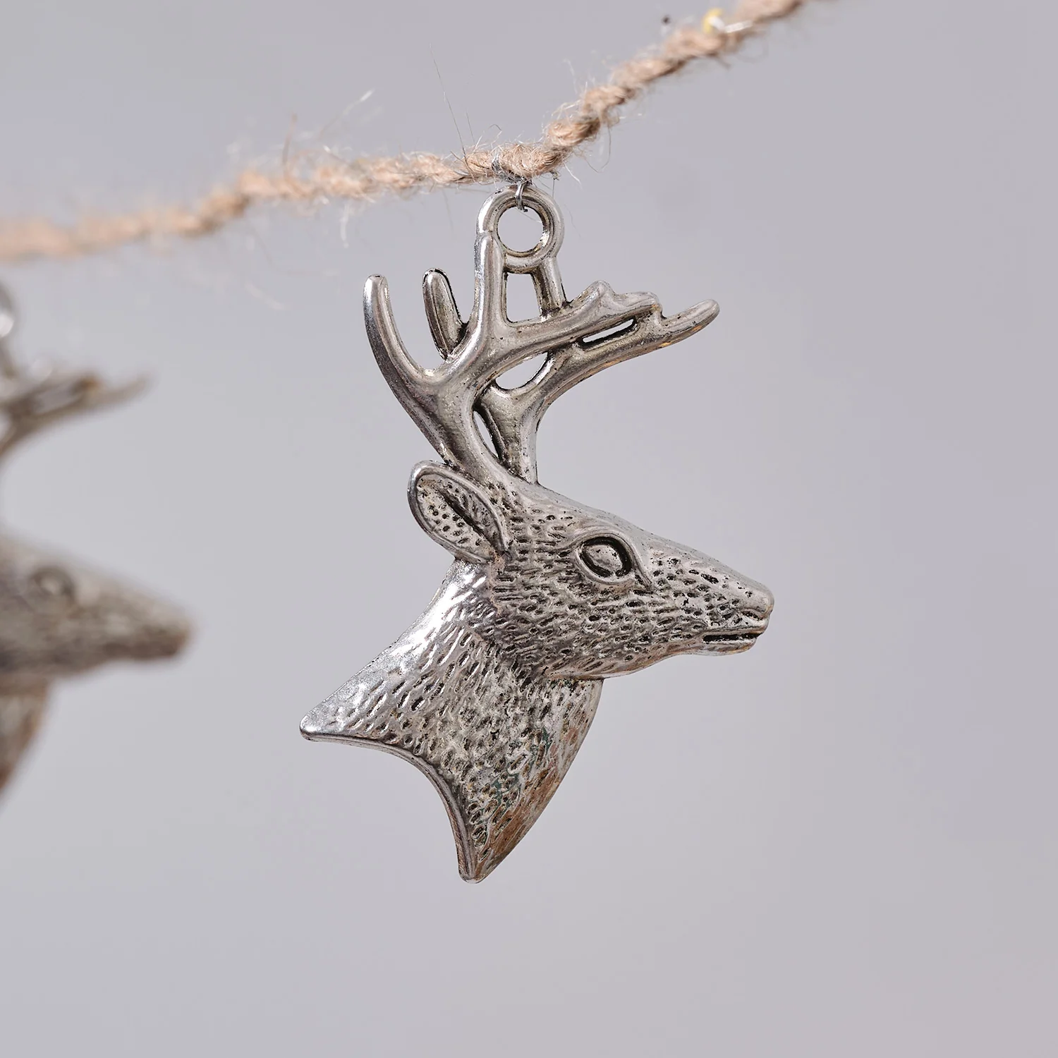 Stag’s Head Micro LED Christmas Garland - Image 6