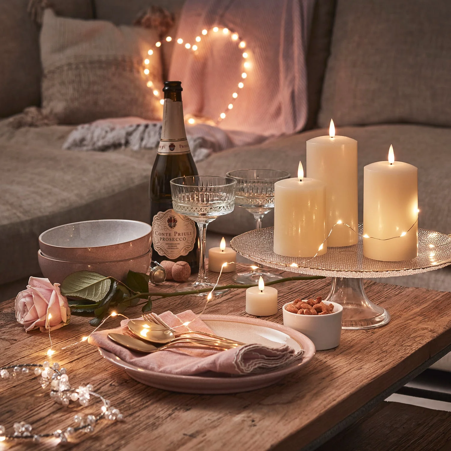 TruGlow® Ivory LED Pillar Candle Trio with Remote Control - Image 13