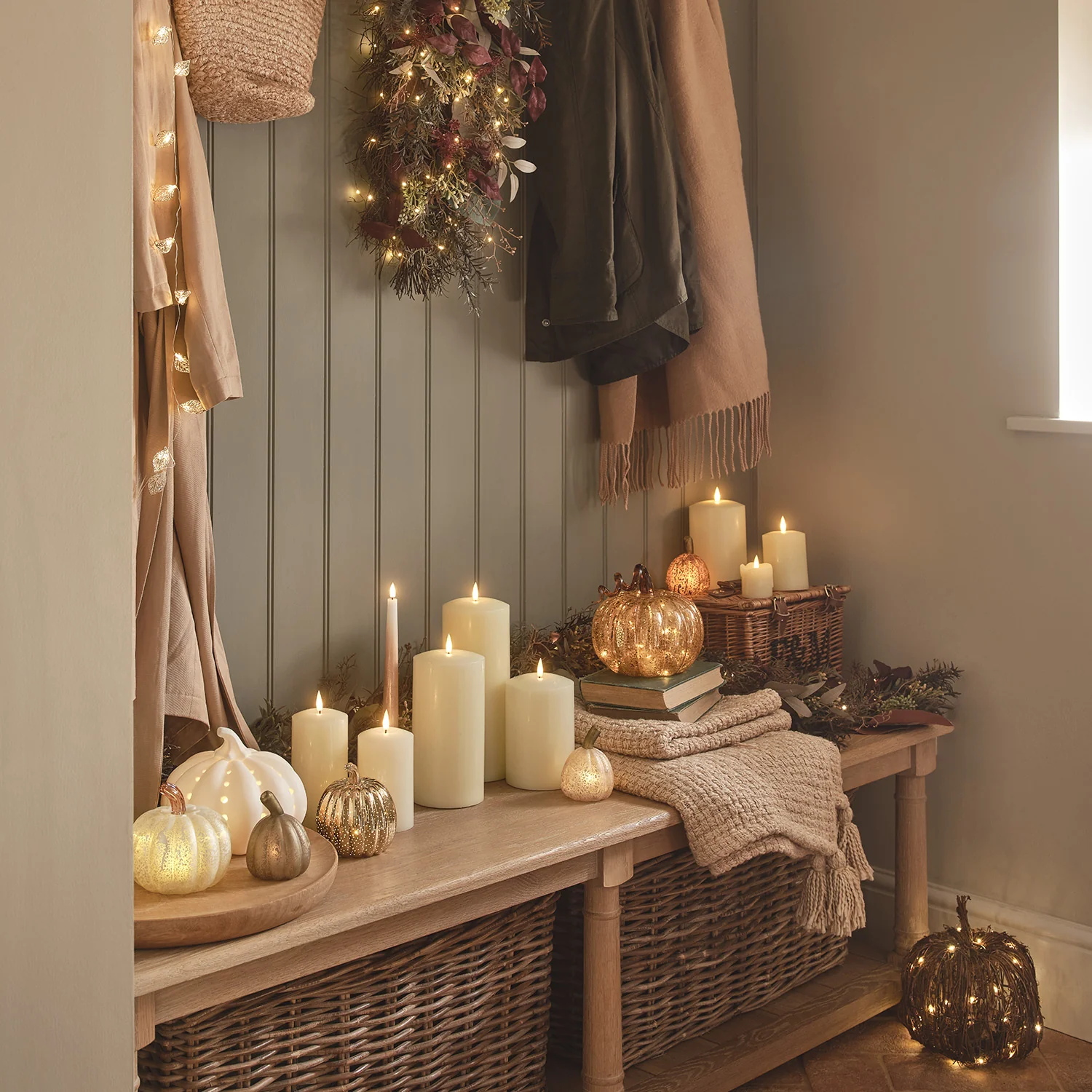 TruGlow® Ivory LED Pillar Candle Trio with Remote Control - Image 6