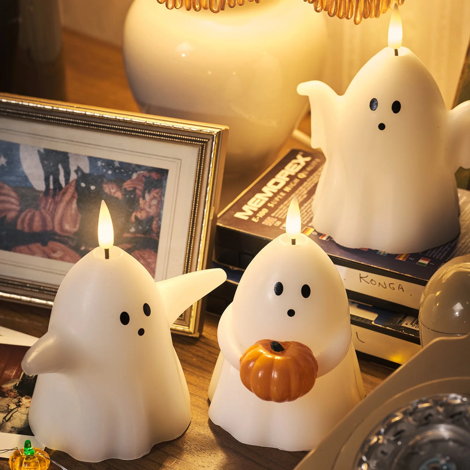 TruGlow® Ghost LED Candle Trio - Image 2