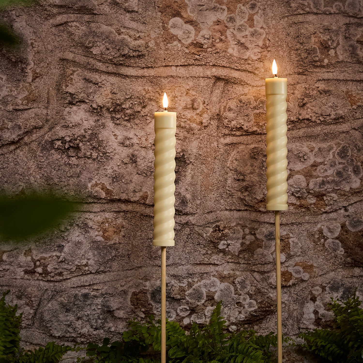 2 TruGlow® Solar Tiki Torches - Image 3