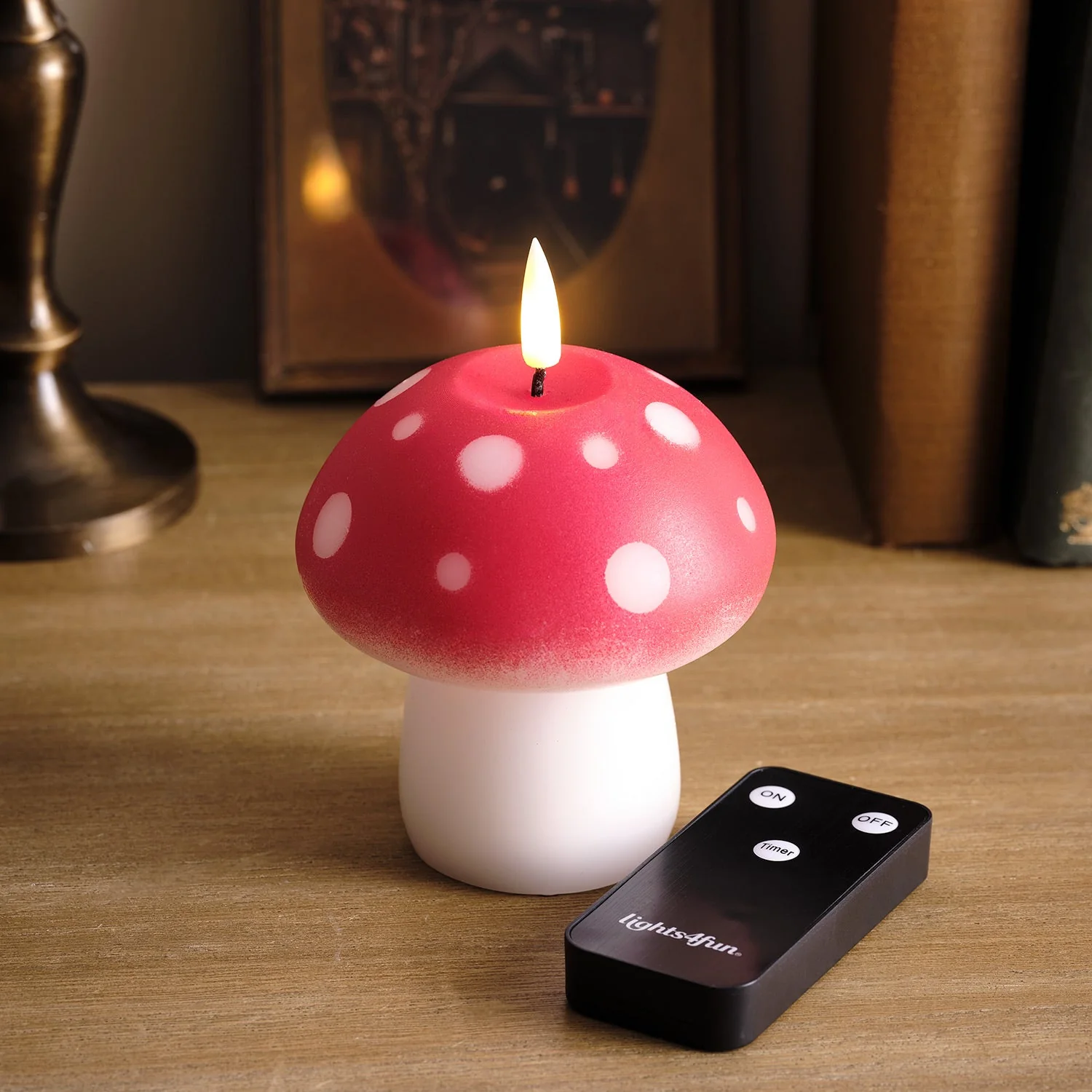 TruGlow® Toadstool LED Candle - Image 2