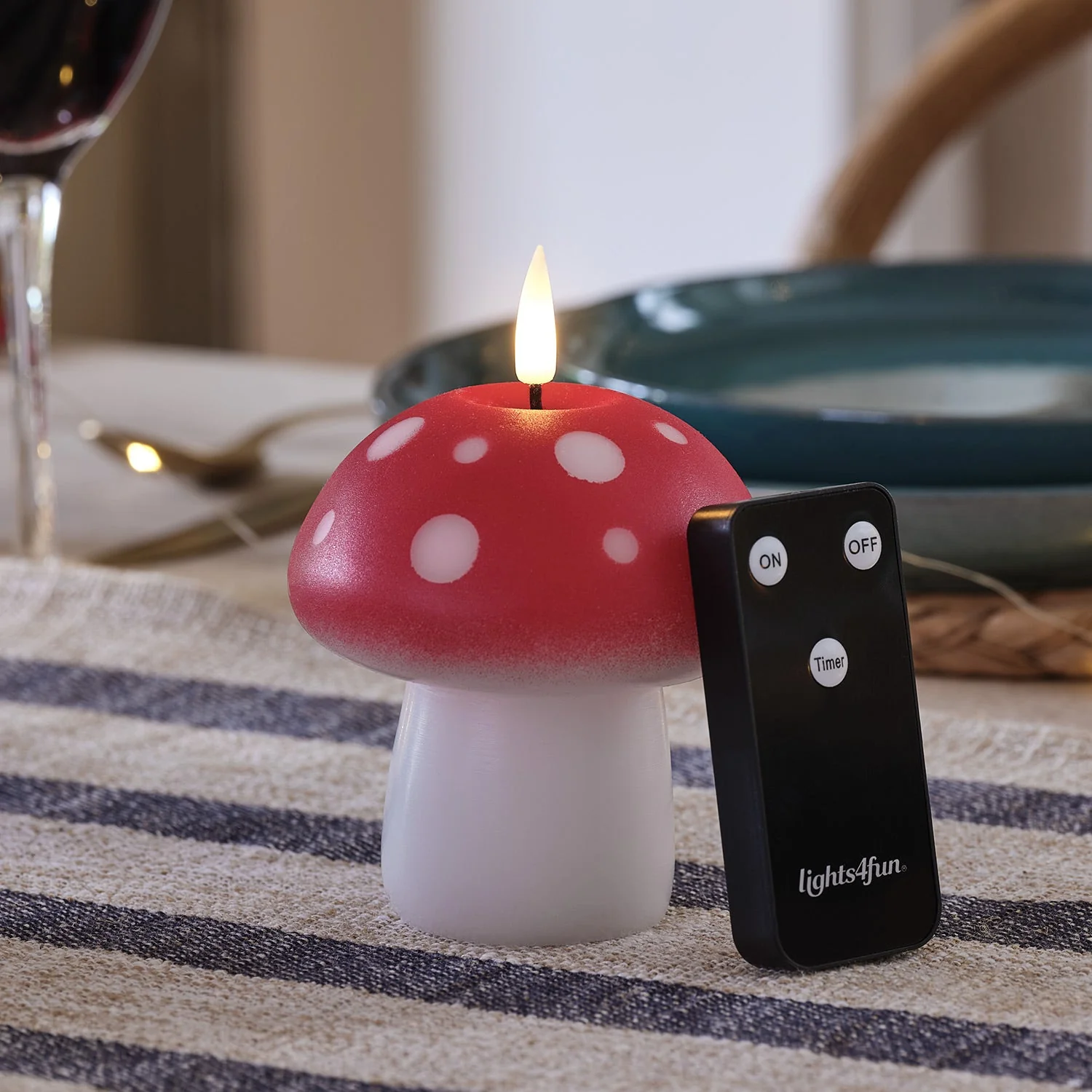 TruGlow® Toadstool LED Candle - Image 4