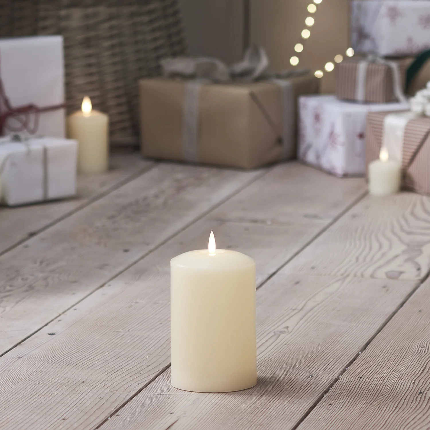 TruGlow® Ivory LED Chapel Candle 15cm - Image 10