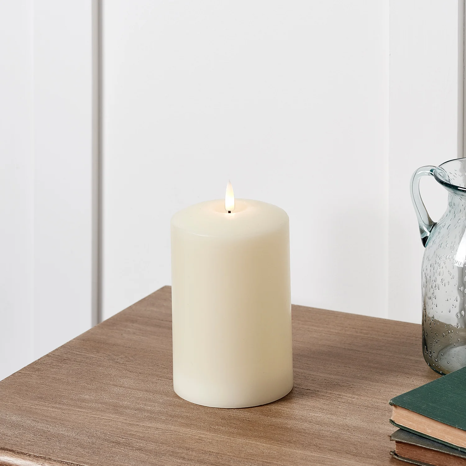 TruGlow® Ivory LED Chapel Candle 15cm - Image 5