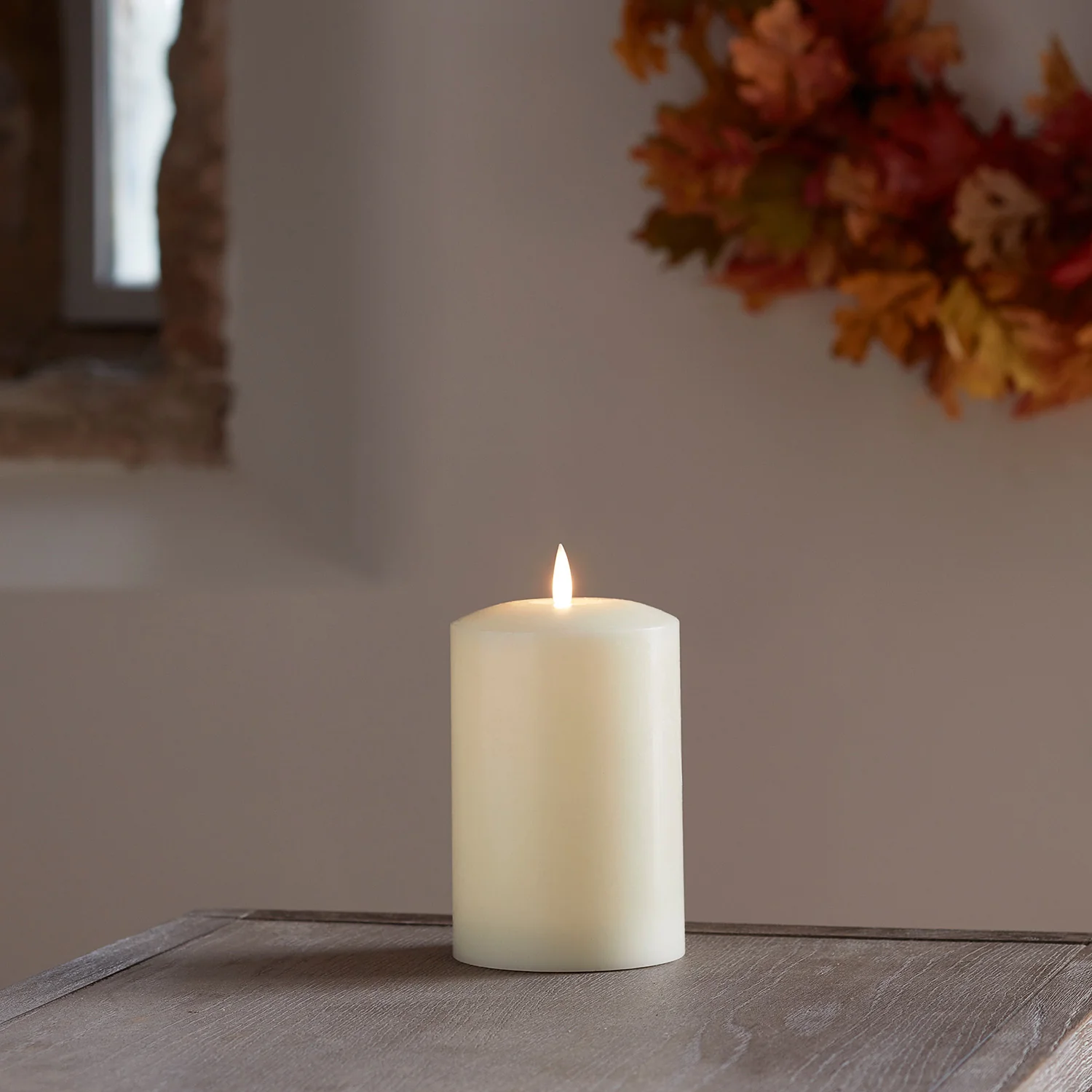 TruGlow® Ivory LED Chapel Candle 15cm - Image 9