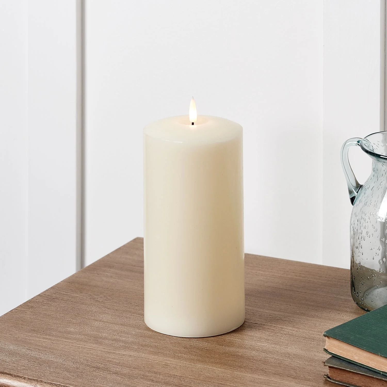 TruGlow® Ivory LED Chapel Candle 20cm - Image 4