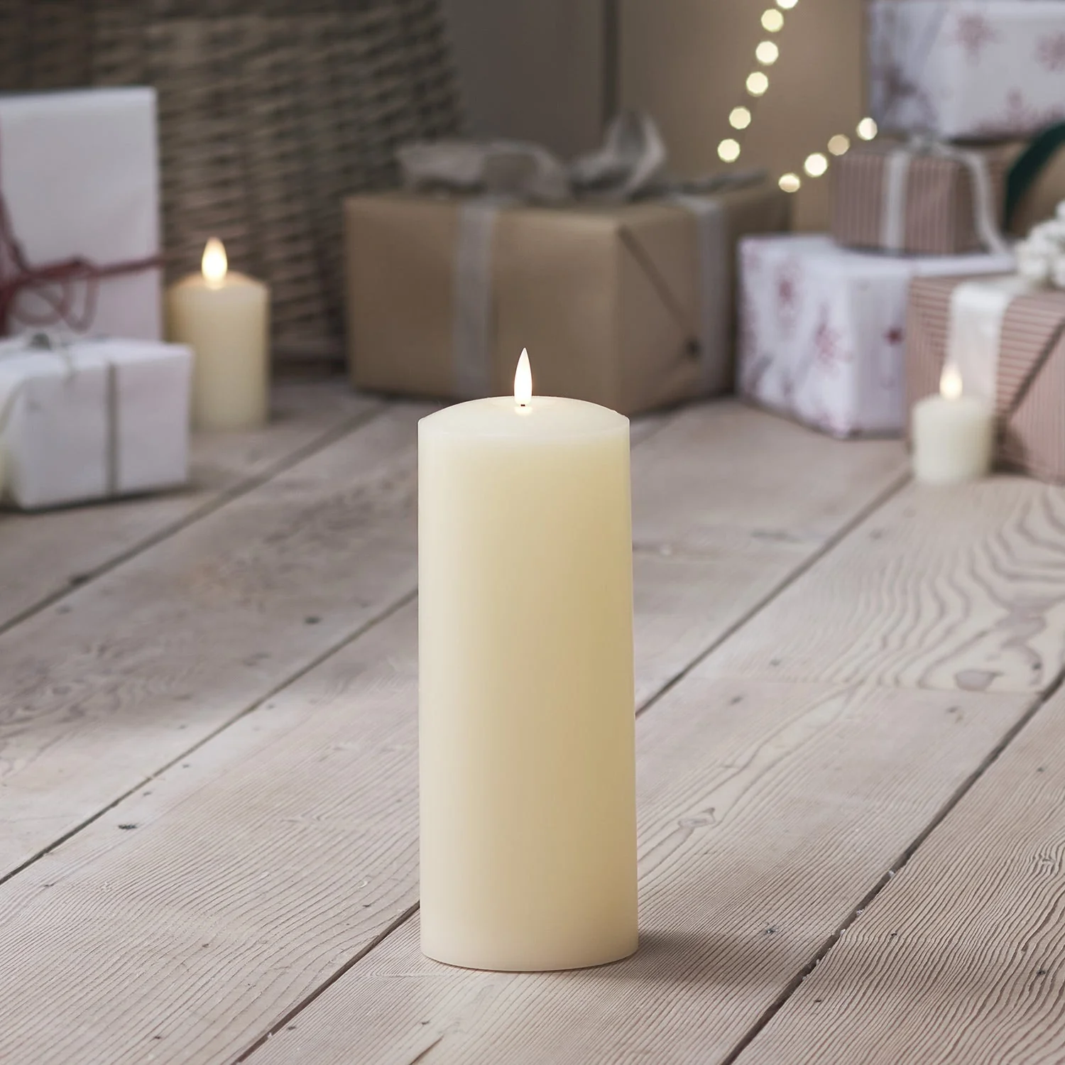 TruGlow® Ivory LED Chapel Candle 25cm - Image 10