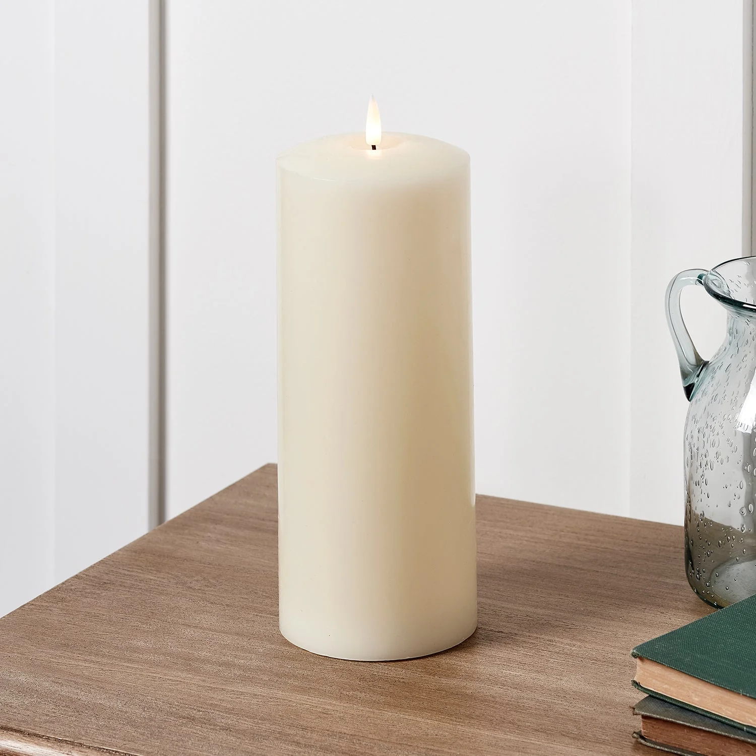 TruGlow® Ivory LED Chapel Candle 25cm - Image 4