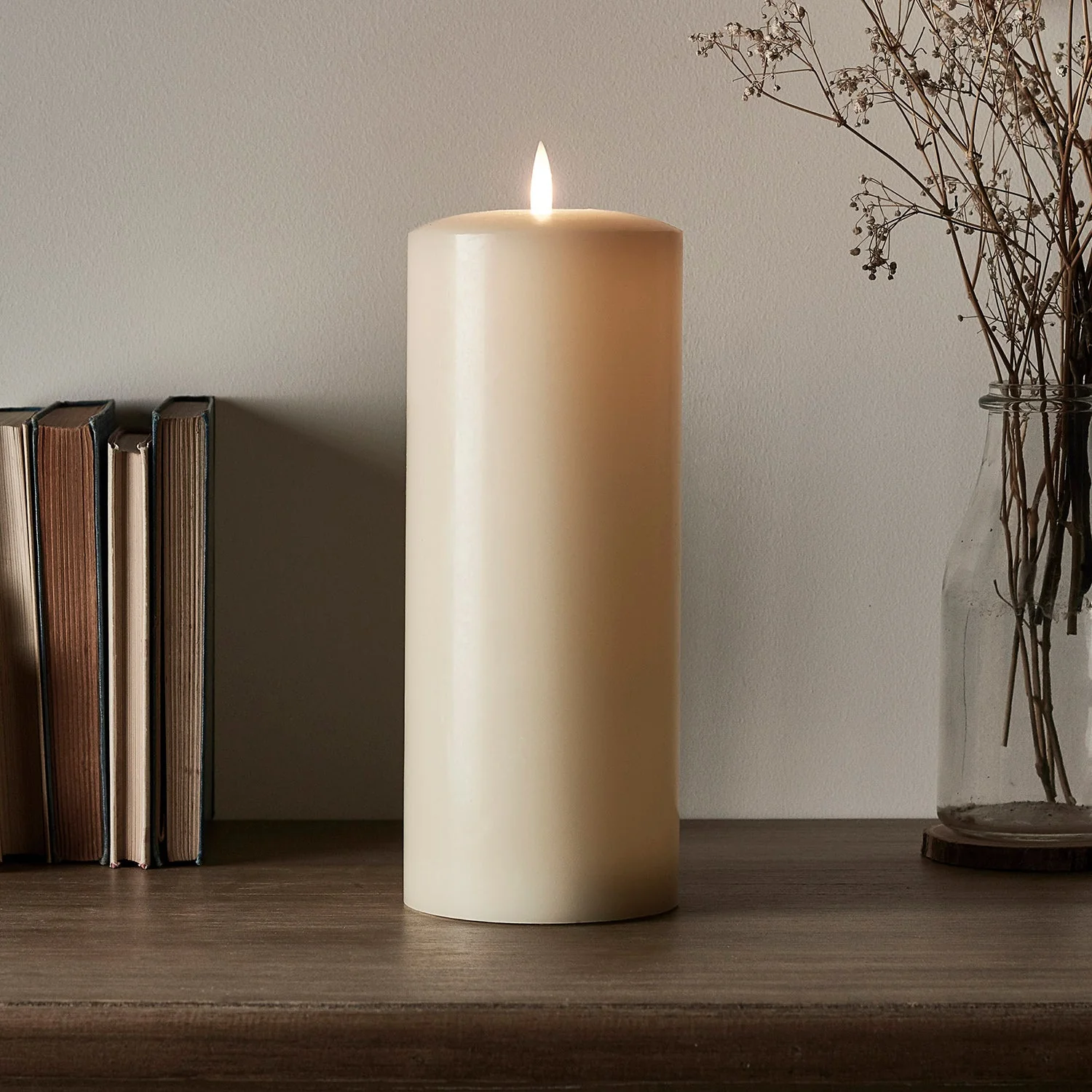 TruGlow® Ivory LED Chapel Candle 25cm - Image 5
