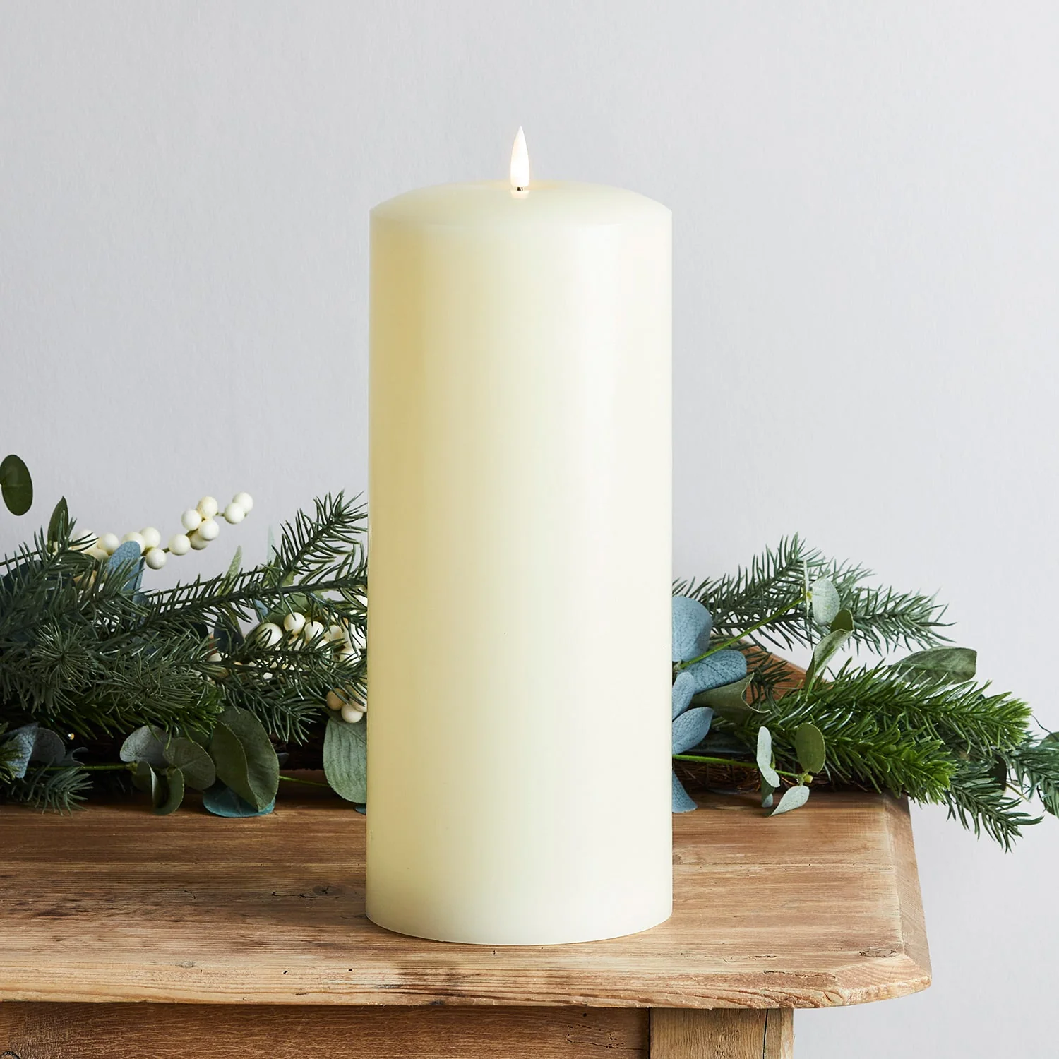 TruGlow® Ivory LED Chapel Candle 30cm - Image 4