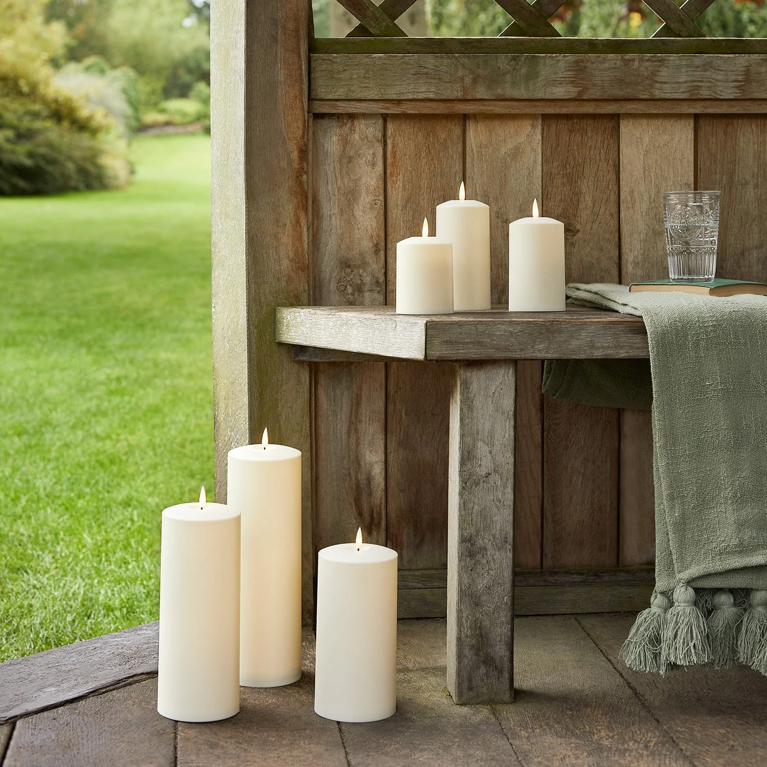 TruGlow® Waterproof Outdoor Candle Bundle - Image 4