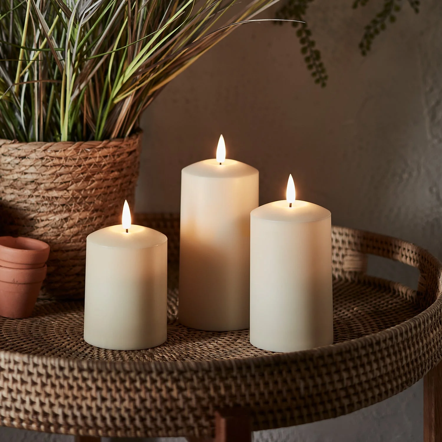 TruGlow® Waterproof Outdoor Candle Trio - Image 6