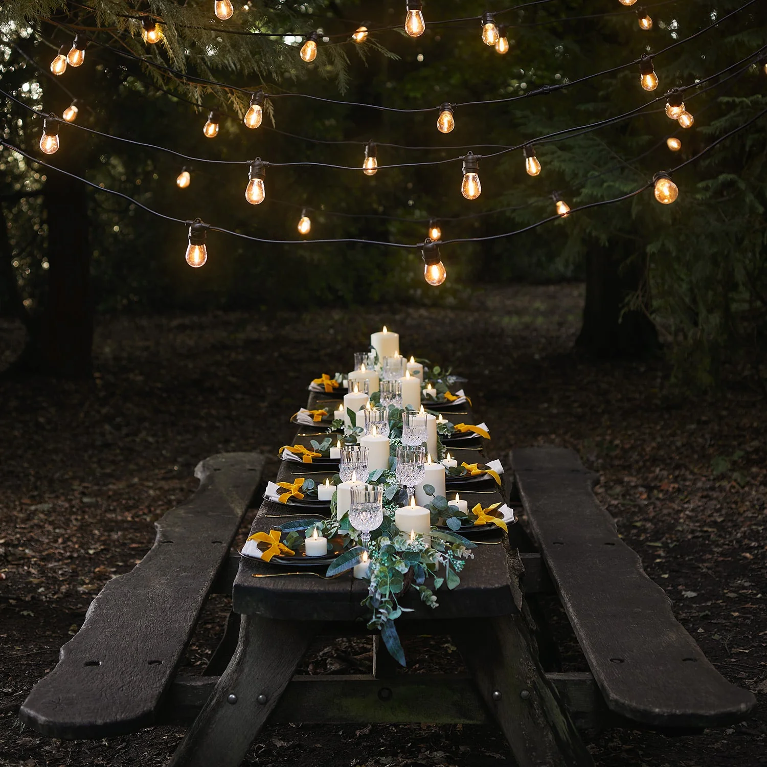 Ultimate Connect 100m 200 Warm White Festoon Lights Black Cable - Image 5