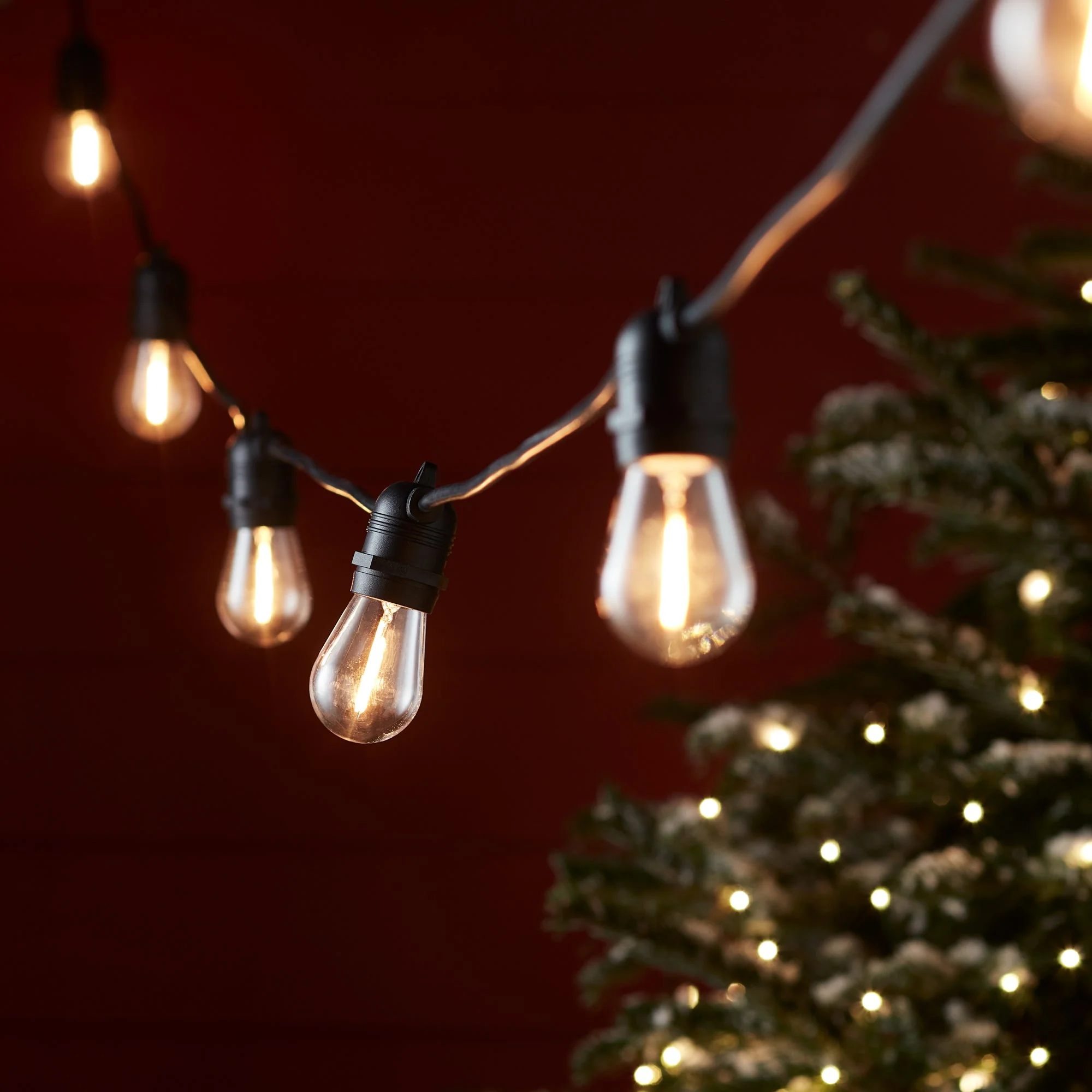 Ultimate Connect 100m 200 Warm White Festoon Lights Black Cable - Image 7