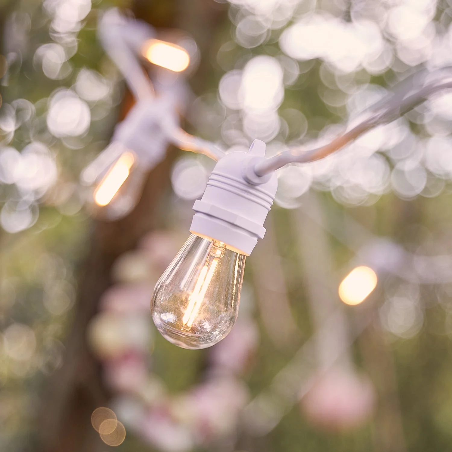 Ultimate Connect 40m 80 Warm White Festoon Lights White Cable - Image 2