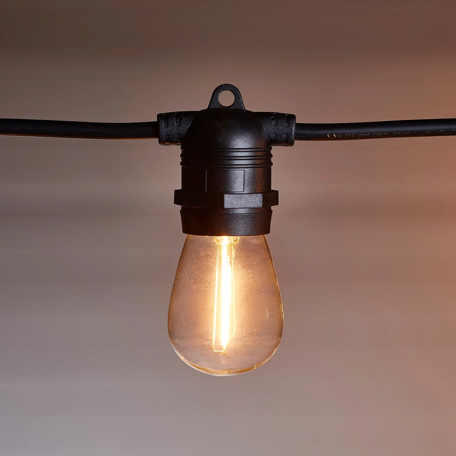 Ultimate Connect 5m 10 Warm White Festoon Lights Black Cable - Image 4