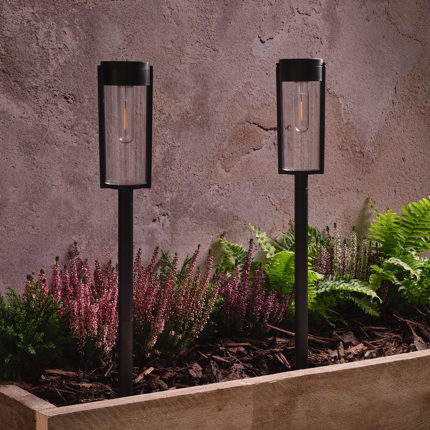 Set of 2 Wilton Solar Stake Lights - Image 2